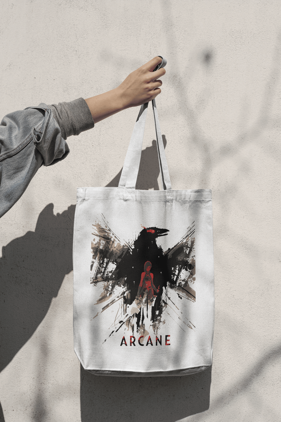 jinx tote bag