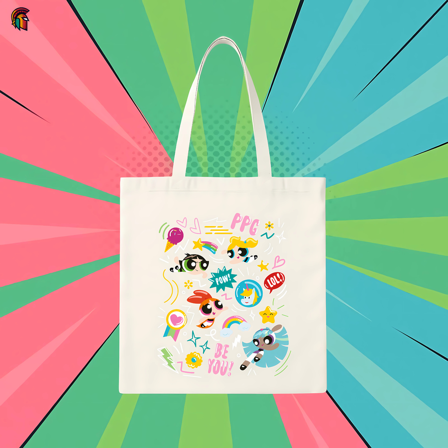 powerpuff girls tote bag