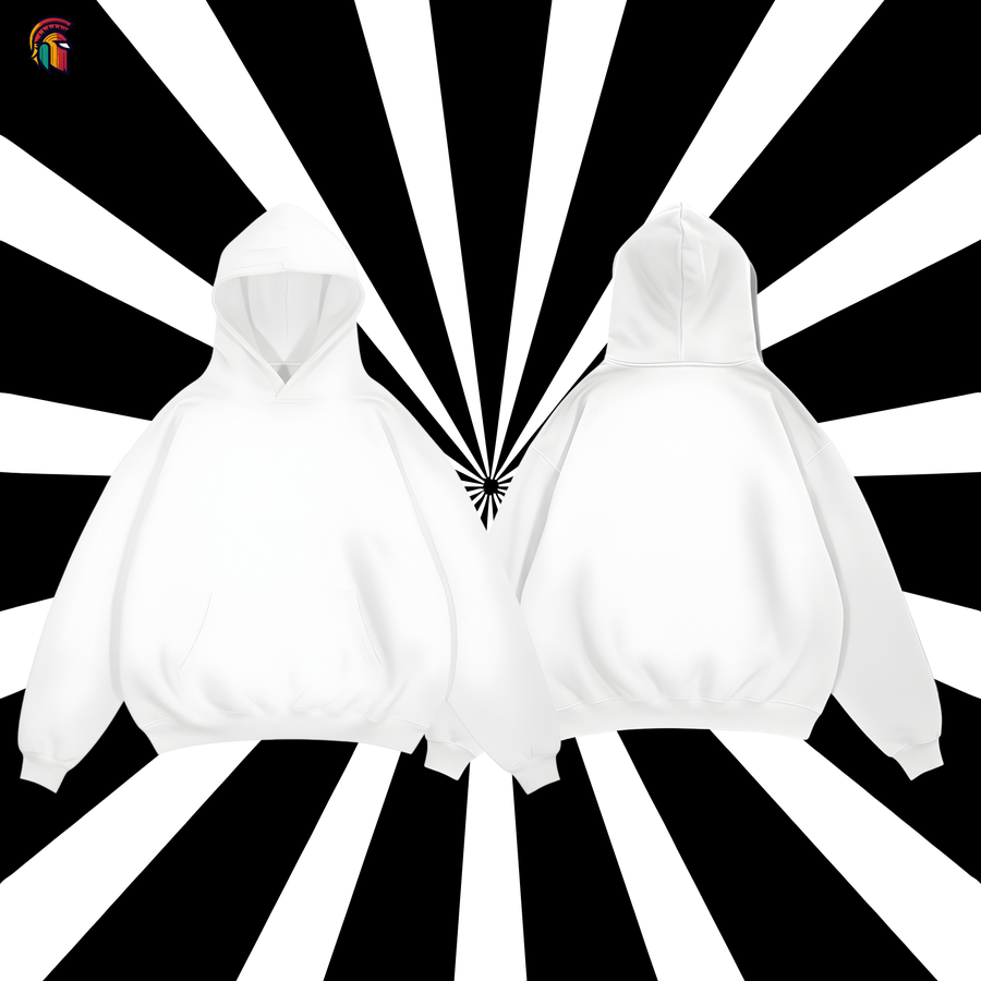 WHITE Premium Oversize Hoodie