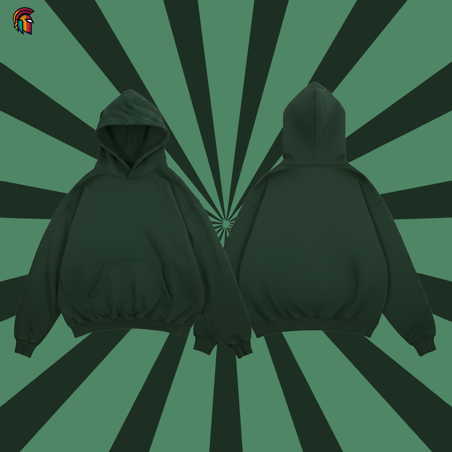 HUNTER GREEN Premium Oversize Hoodie