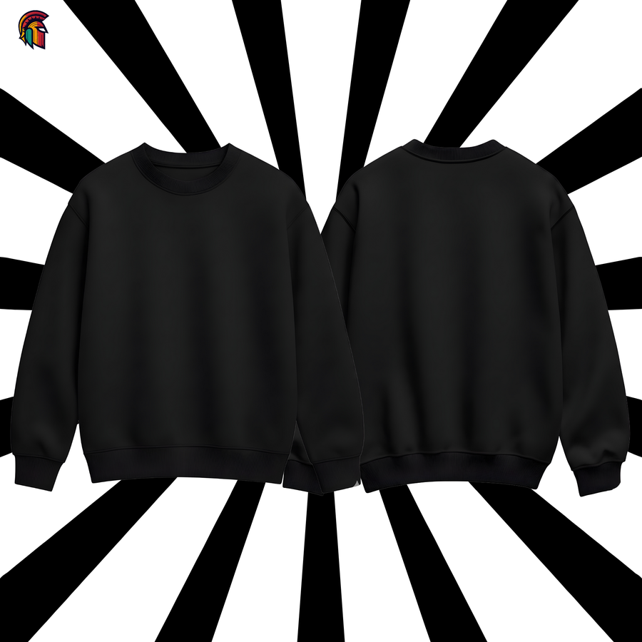 BLACK Premium Oversized Crewneck