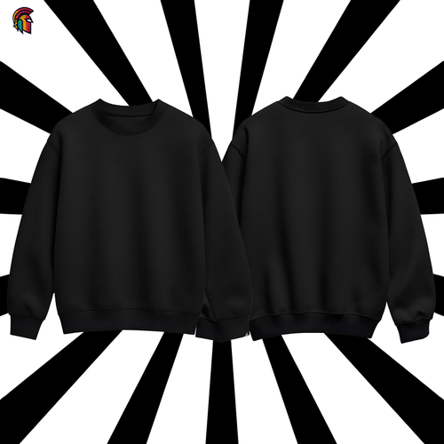 BLACK Premium Oversized Crewneck