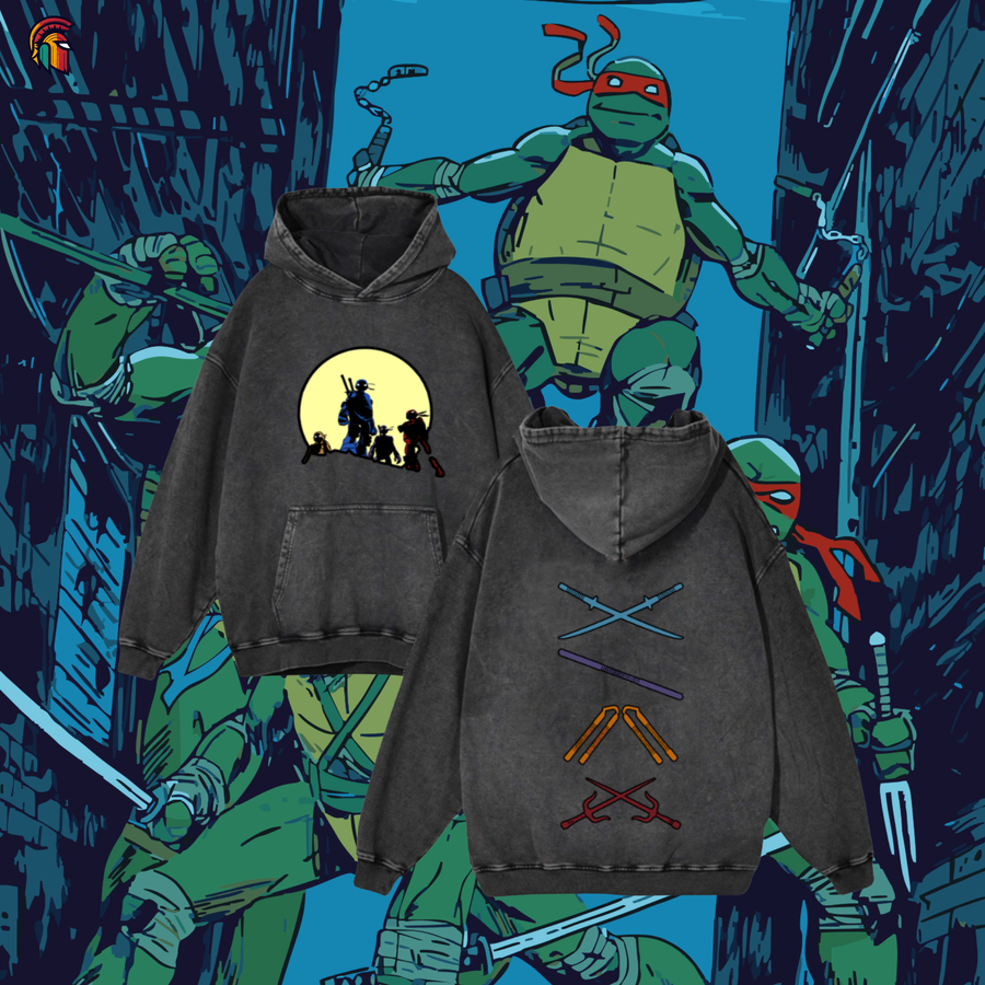 ninja turtles oversized Hoodie