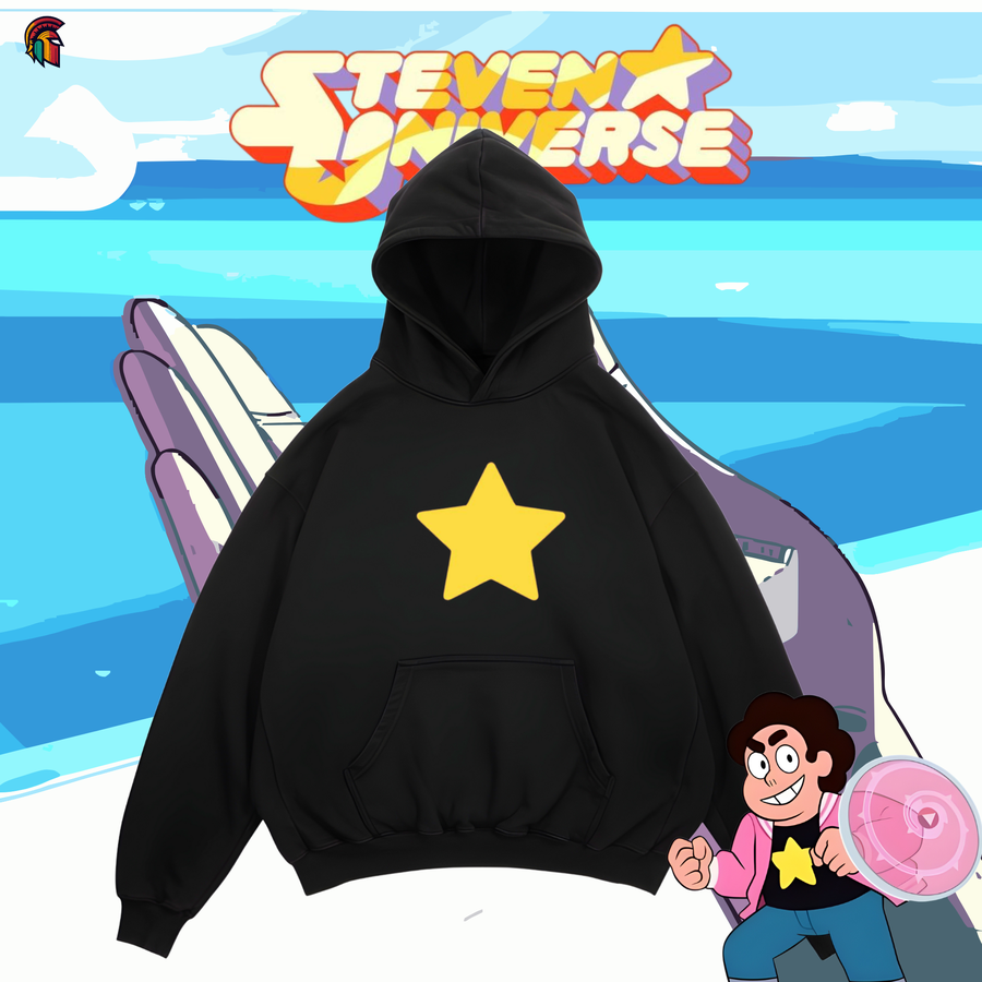 STEVEN UNIVERSE BLACK oversized hoodie