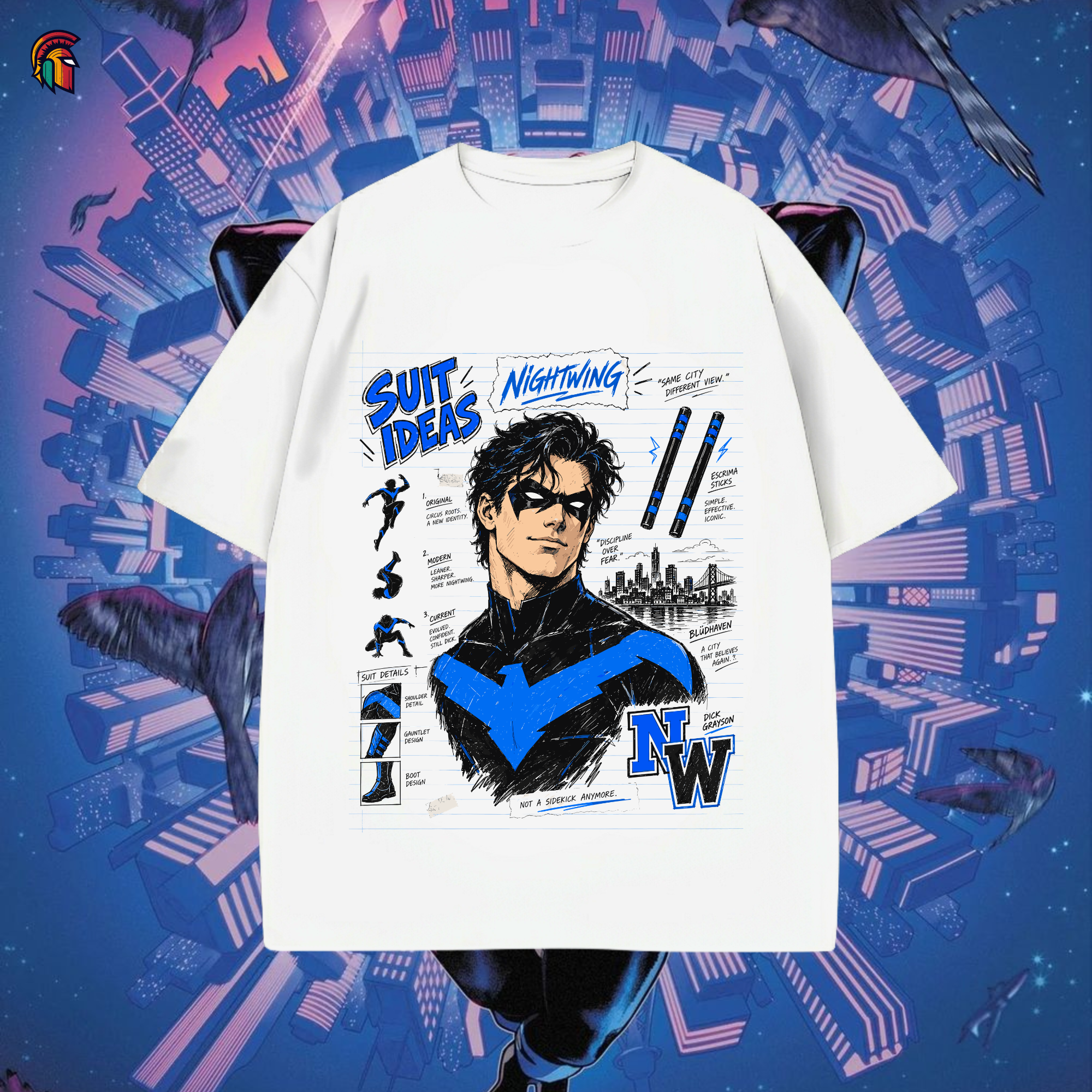Nightwing oversized t-shirt