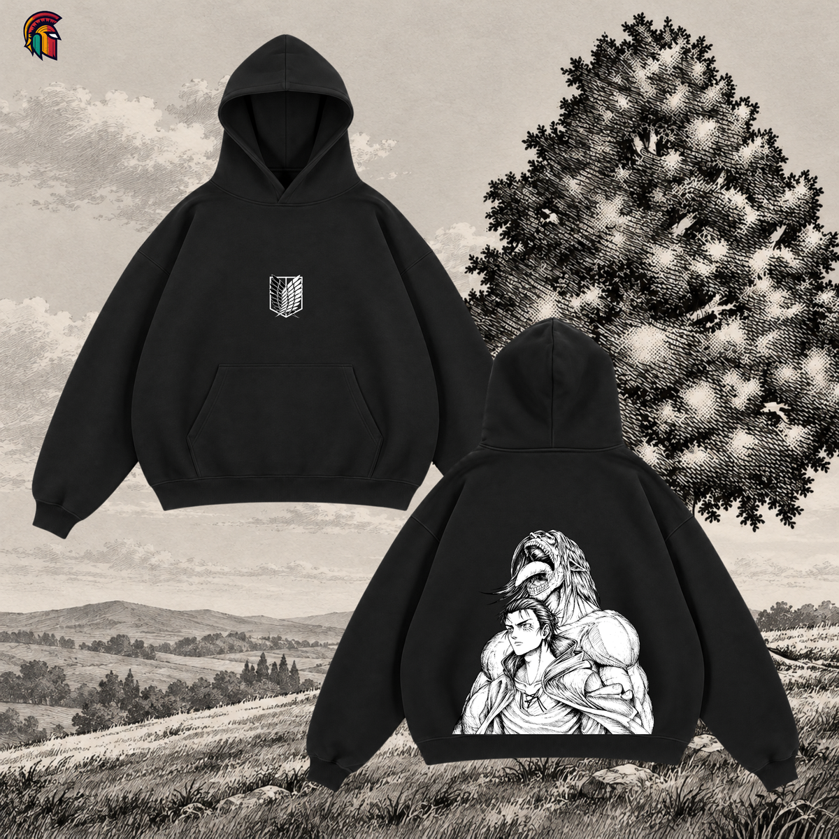 ATTACK ON TITAN— Hoodie