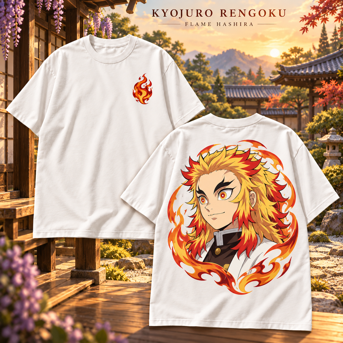 Kyojuro Rengoku oversized t-shirt