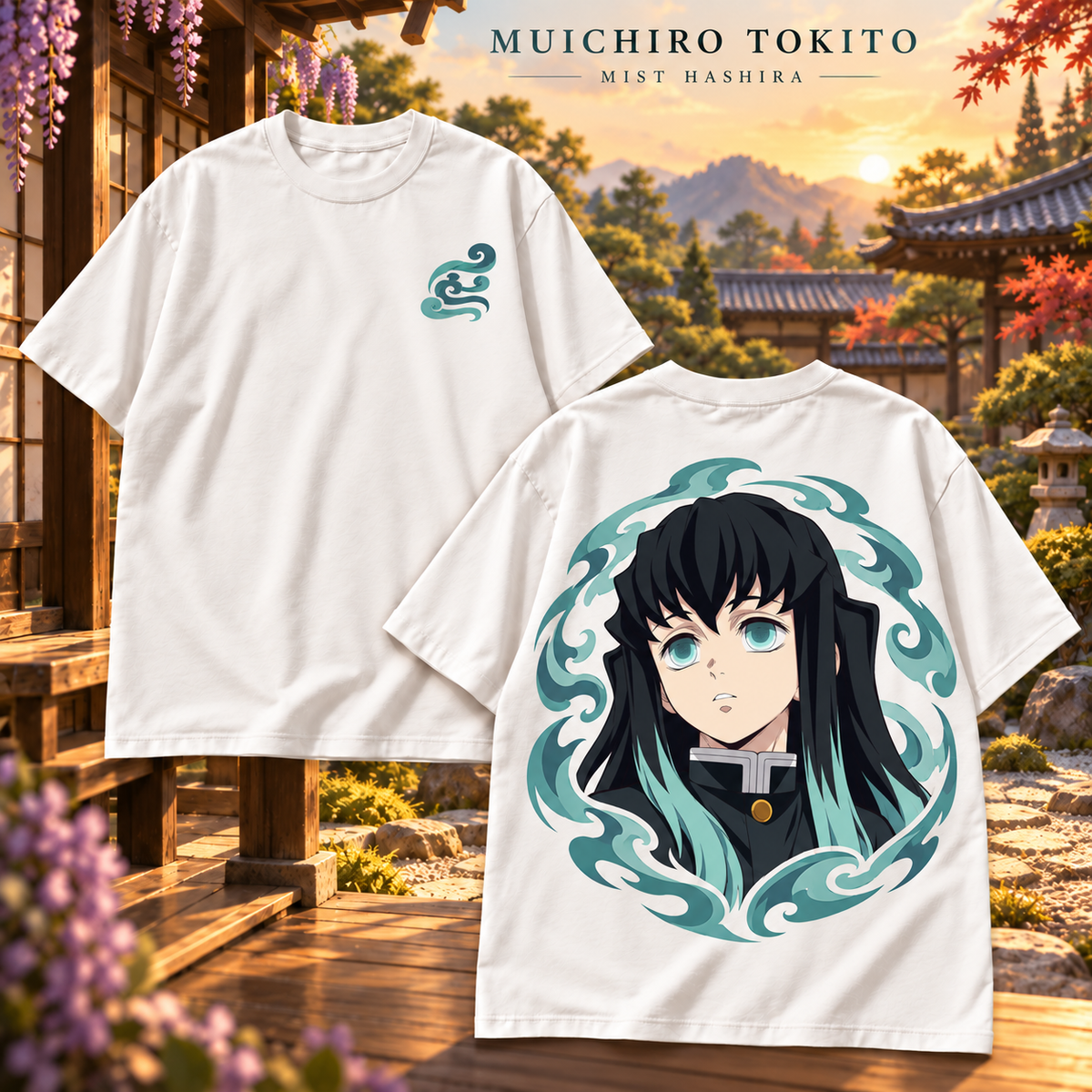 Muichiro Tokito oversized t-shirt
