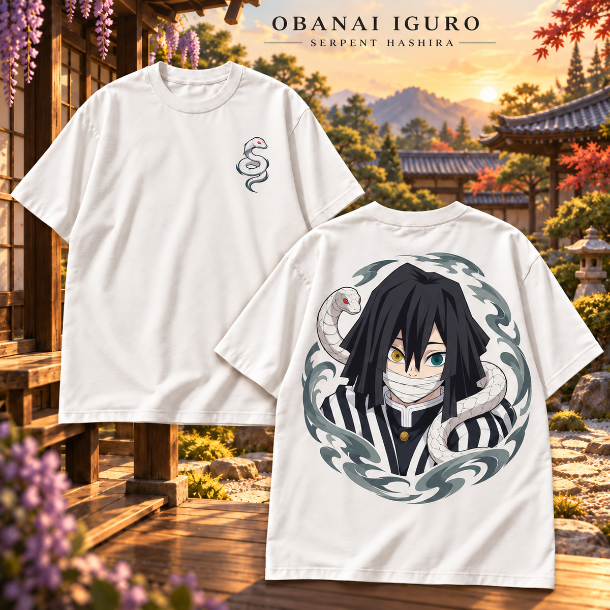 Obanai Iguro oversized t-shirt