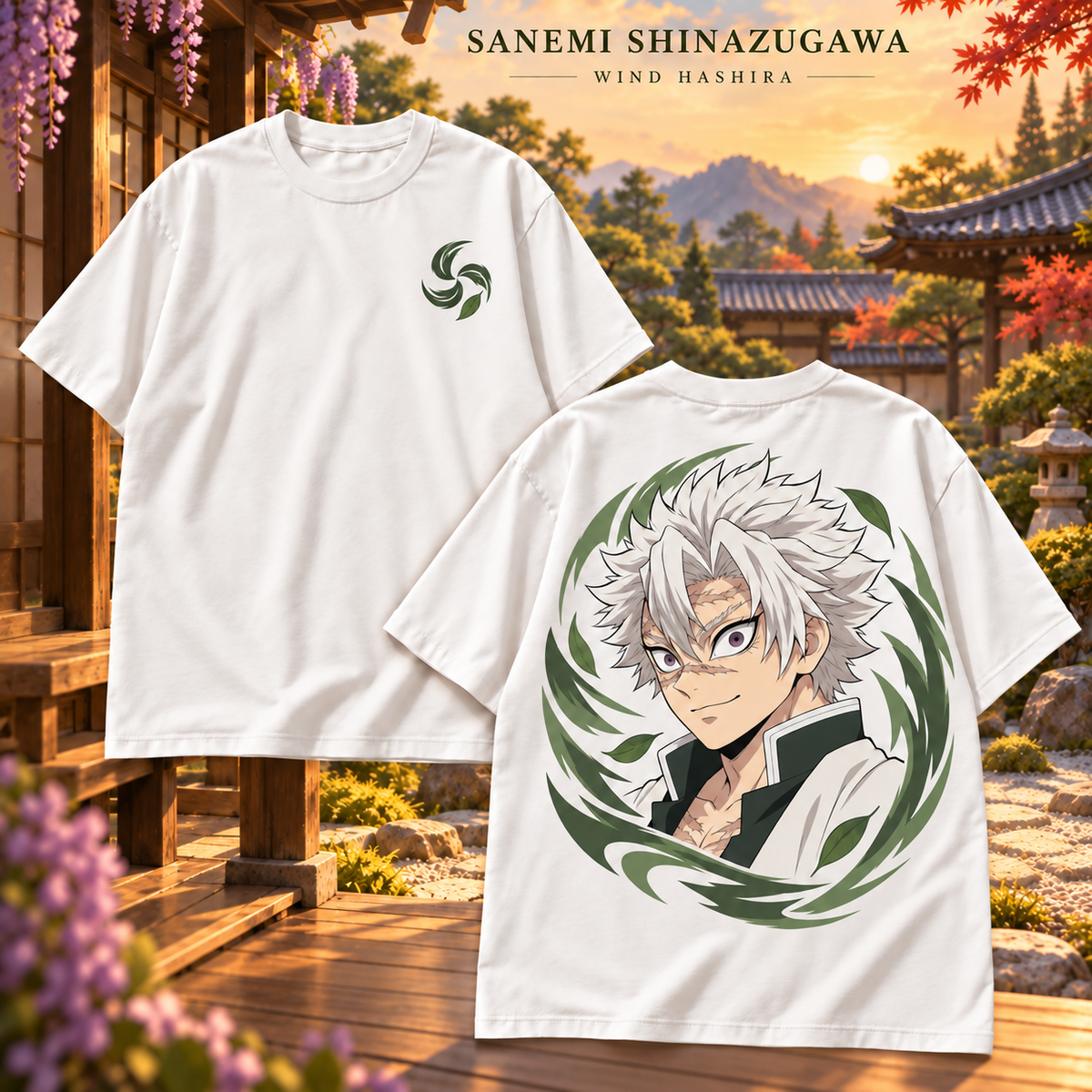 Sanemi Shinazugawa oversized t-shirt