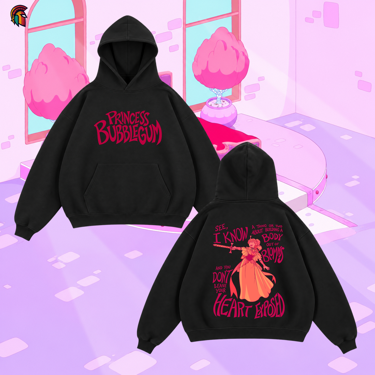 PRINCESS BUBBLEGUM— Adventure Time Hoodie