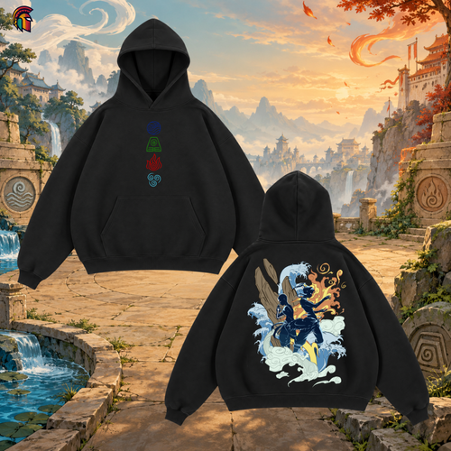 AANG & KORRA — Four Elements Hoodie