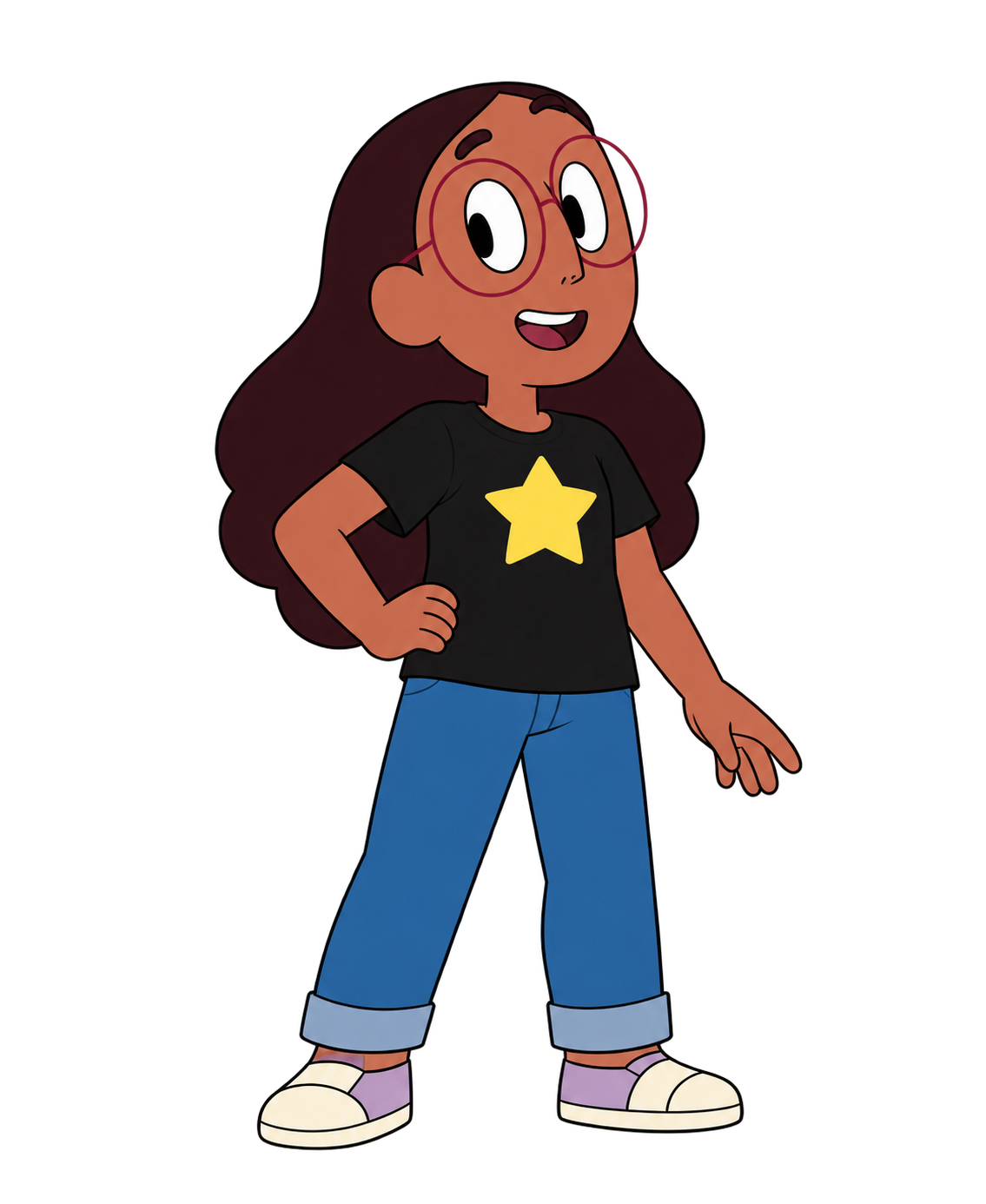STEVEN UNIVERSE BLACK T-SHIRT